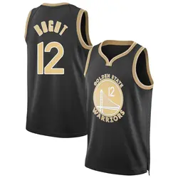 Andrew Bogut Golden State Warriors Men's Swingman Black Select Series Jersey - Gold