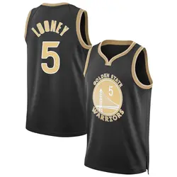 Kevon Looney Golden State Warriors Men's Swingman Black Select Series Jersey - Gold